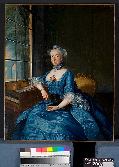 Antoinetta Coenradina des H.R.R. gravin van Heemskerck, 1763, Pieter Frederik de La Croix
