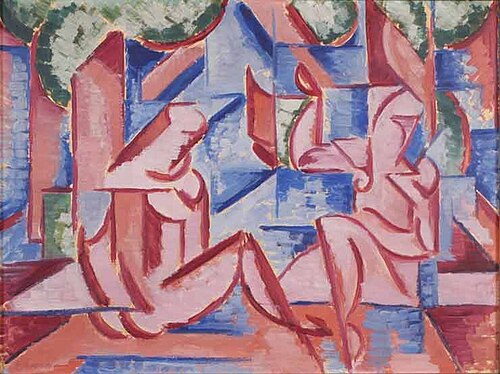 Dvě ženy u vody, 1914, Václav Špála