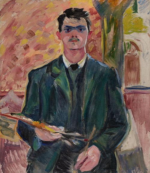 Self-Portrait, 1908, Václav Špála