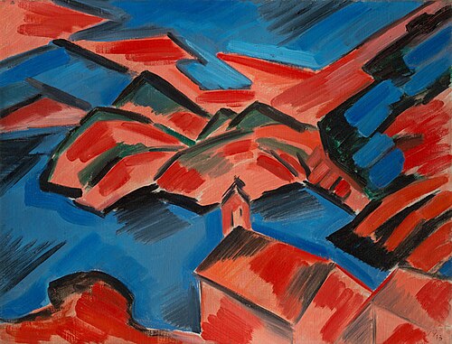 Landscape in Dalmatia, 1913, Václav Špála