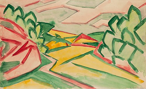 Prokop Valley, 1913, Václav Špála