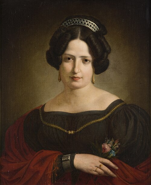 Portrait of Wife Antonina, 1830, Kanuty Rusiecki