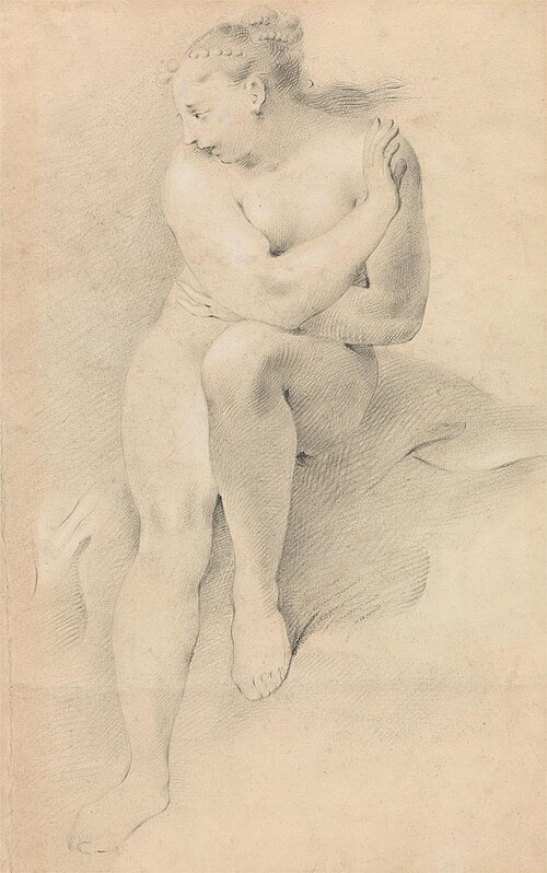 Study of a Classical Female Figure, , John Opie