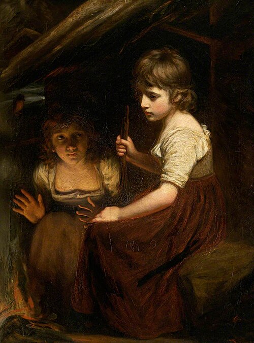 Children by the Fireside, , John Opie