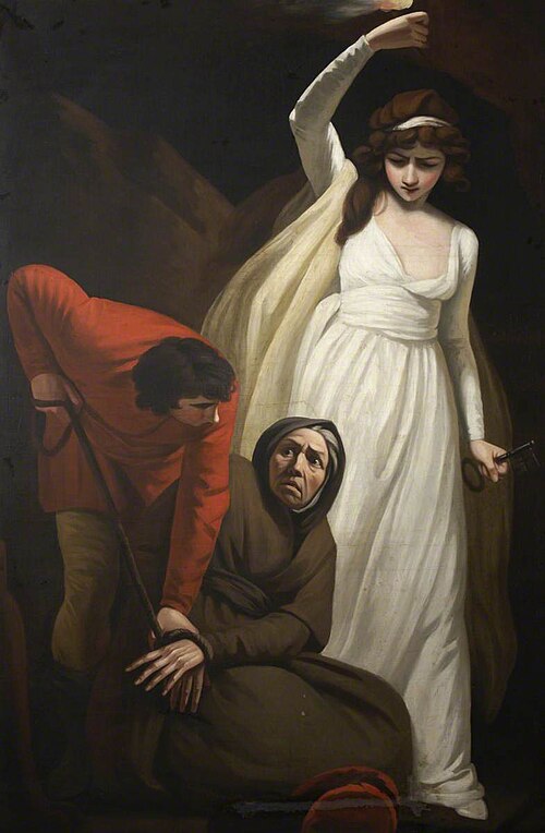 Gil Blas Binds Leonarda to the Leg of a Table, , John Opie