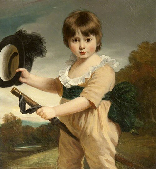 Sir Jacob Astley (1797–1859), 6th Bt, 16th Baron Hastings, as a Child with a Hobby Horse, 1800, John Opie