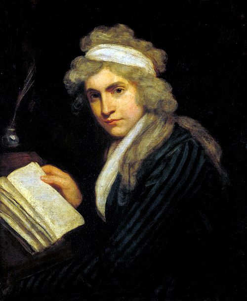 Mary Wollstonecraft (Mrs William Godwin), 1790, John Opie