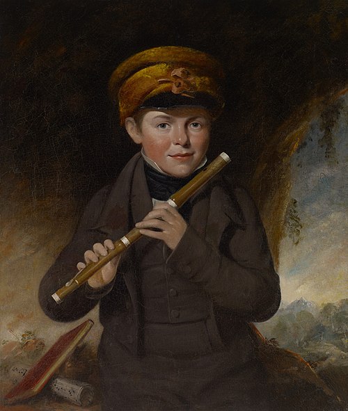 John Gurney Jr., the Little Flute Player, , John Opie