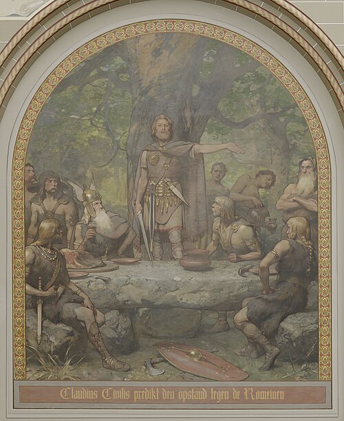 Claudius Civilis predikt, 1880, George Sturm
