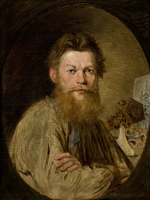 Portrait of Sculptor Kazimierz Wakulski, 1868, Antoni Kozakiewicz