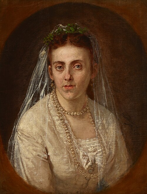 Portrait of Sydonia Wakulska, 1870, Antoni Kozakiewicz