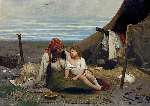 Stolen girl, 1886, Antoni Kozakiewicz