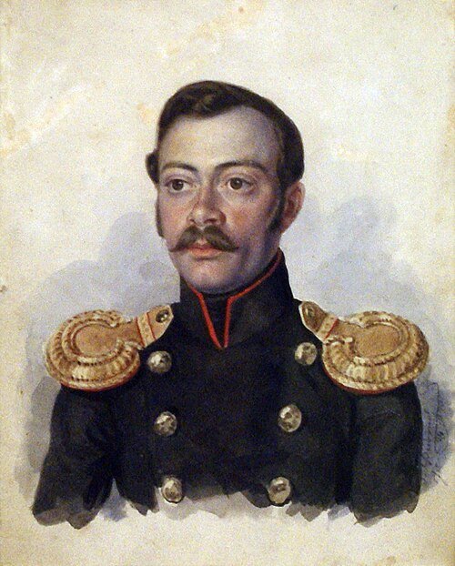 Партрэт А. К. Шапяткоўскага, 1843, Pavel Fedotov