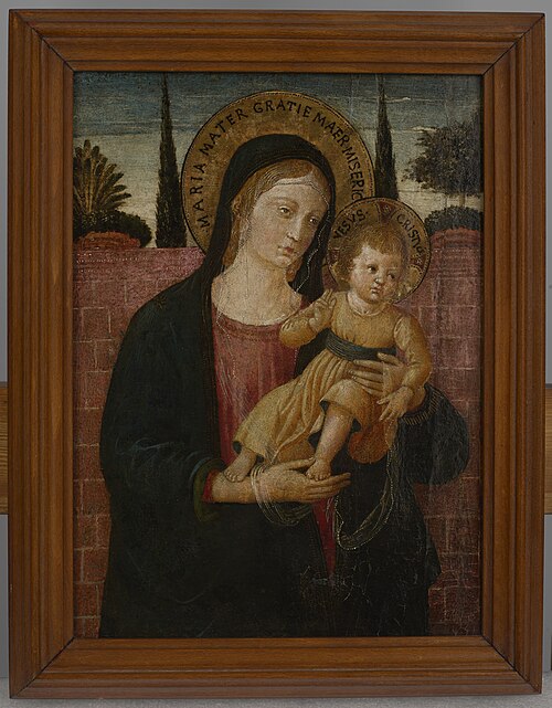Madonna with Child, 1460, Benozzo Gozzoli