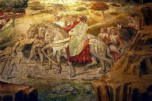 L'Arrivée des mages, , Benozzo Gozzoli
