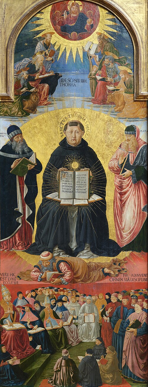 Le Triomphe de saint Thomas d'Aquin, 1472, Benozzo Gozzoli