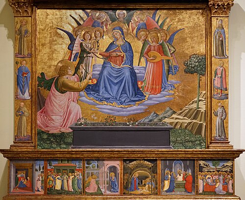 Madonna of the Belt, 1450, Benozzo Gozzoli