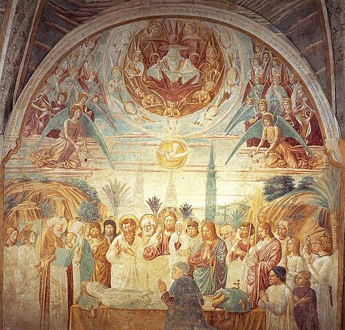 Death of Mary, 1484, Benozzo Gozzoli