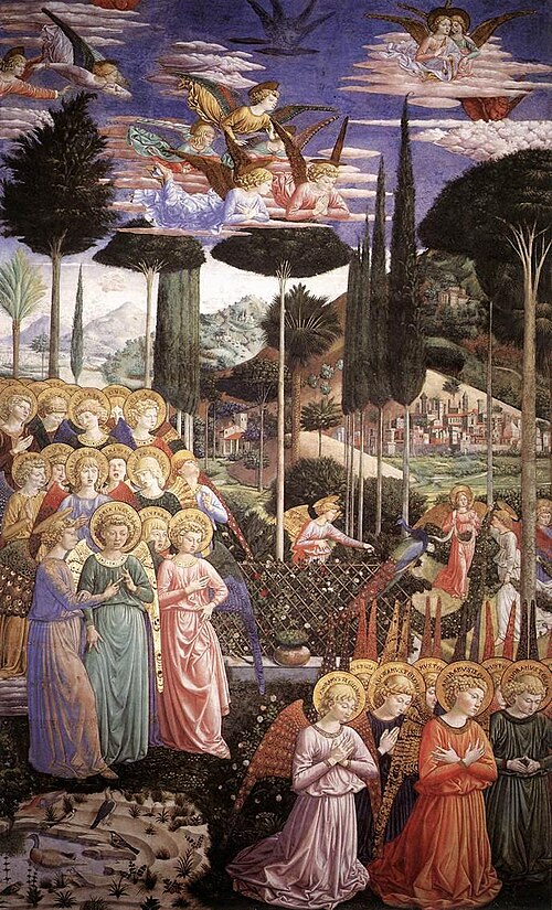 Angels Worshipping, 1459, Benozzo Gozzoli