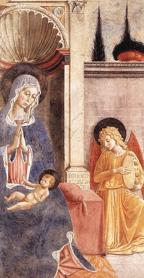 Madonna and Child, 1450, Benozzo Gozzoli