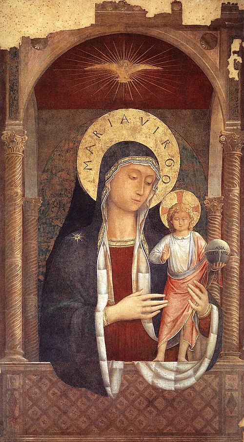 Madonna and Child Giving Blessings, 1449, Benozzo Gozzoli