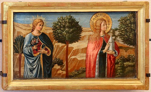 Une bienheureuse et sainte Madeleine, 1450, Benozzo Gozzoli