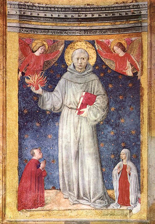 St Anthony of Padua, 1450, Benozzo Gozzoli