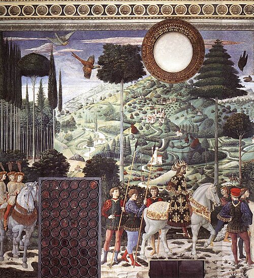 Procession of the Middle King, 1459, Benozzo Gozzoli