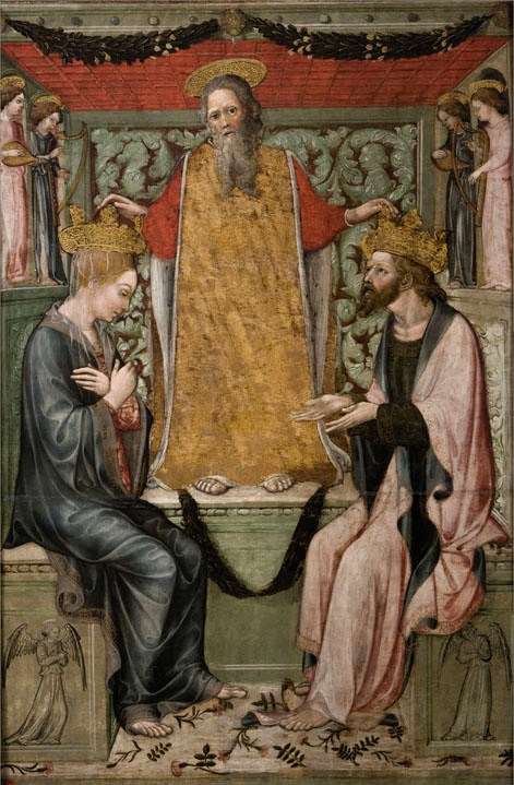 Coronation of Christ and the Virgin by God the Father, 1467, Bonifacio Bembo