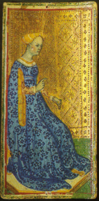 regina di spade, 1440, Bonifacio Bembo