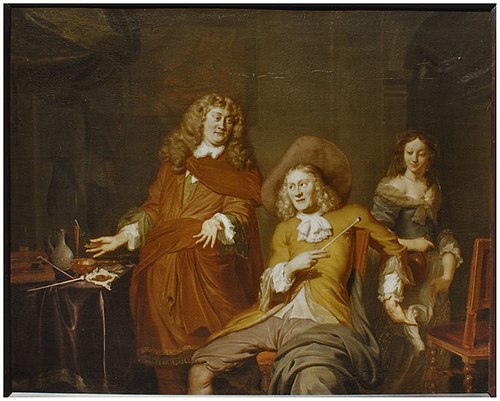 Portrait of Herck Waerden (d1688) and Dirck Waerden (d1689), 1670, David van der Plas