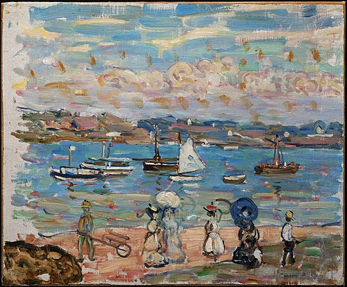 Promenade by the Sea, 1913, Maurice Prendergast