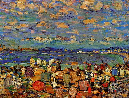 Crescent Beach, 1907, Maurice Prendergast