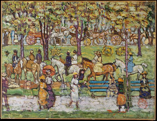 Central Park, 1914, Maurice Prendergast