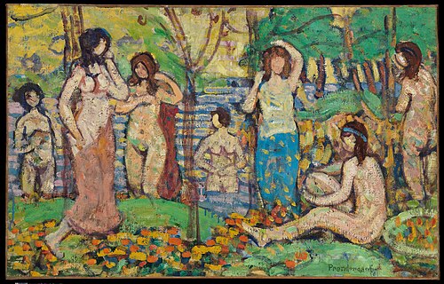 Beach No. 3, 1913, Maurice Prendergast