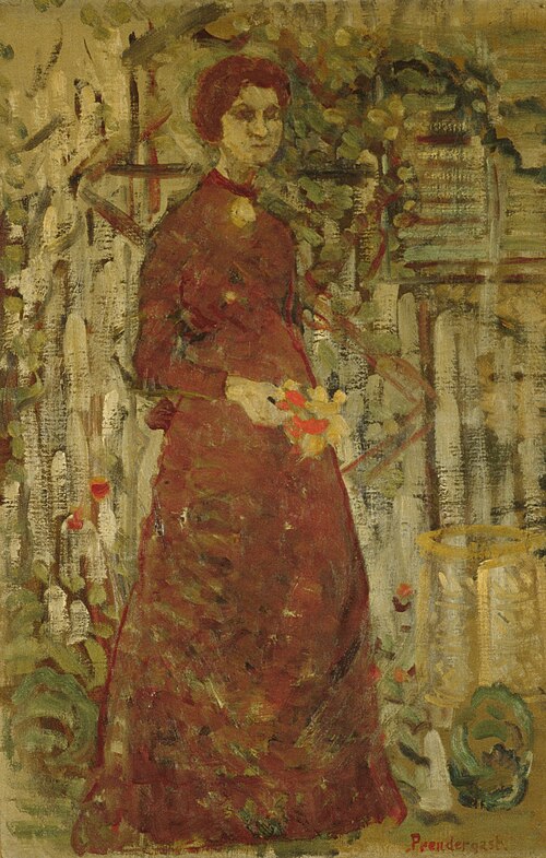 Annie Sargent Jewett, 1905, Maurice Prendergast