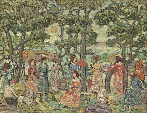 Landscape with Figures, 1921, Maurice Prendergast