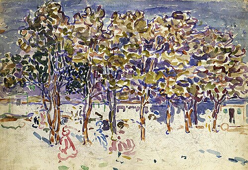Trees, 1918, Maurice Prendergast
