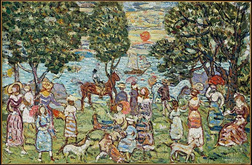 Sunset, 1916, Maurice Prendergast