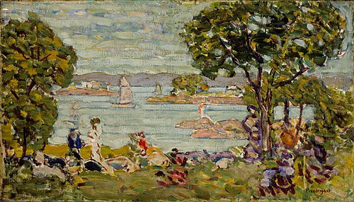 Cove, Maine, 1908, Maurice Prendergast