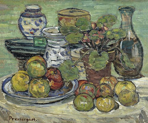 Still Life with Apples, 1920, Maurice Prendergast
