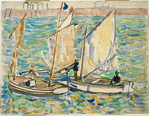 St. Malo, 1907, Maurice Prendergast
