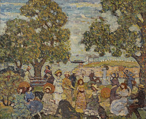 Landscape with Figures, , Maurice Prendergast