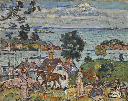 Gloucester Harbor, , Maurice Prendergast