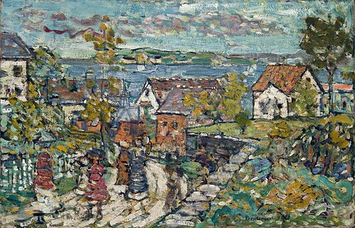Landscape (Road & Town), , Maurice Prendergast