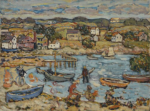 Marblehead Harbor, , Maurice Prendergast