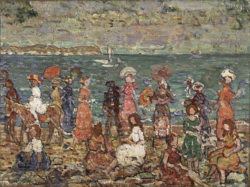 Seashore, 1913, Maurice Prendergast
