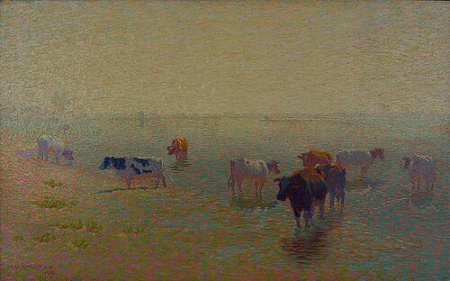 Summer morning at the Rijn nearRhenen, 1916, Co Breman