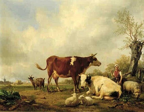 Landscape with Cattle, 1840, Hendrik van de Sande Bakhuyzen