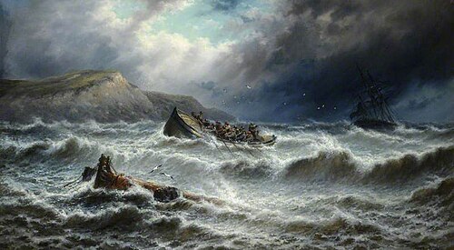 Wreck at Whitby, North Yorkshire, , Louis Timmermans